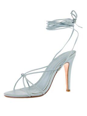 Zimmermann Powder Blue Lace Up High Heels Shoes b71e